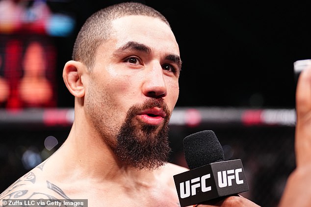 Robert Whittaker had emergency surgery only a fortnight before his recent UFC fight