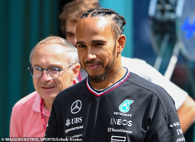 Lewis Hamilton looks and sounds like a man who has had the weight lifted off his shoulders