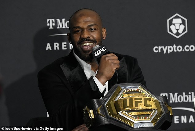 Jon Jones (pictured) has named two shock fighters that he would rather face than Tom Aspinall