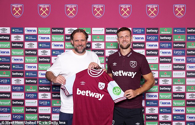 German striker Niclas Fullkrug (right) joined West Ham from Borussia Dortmund on August 5