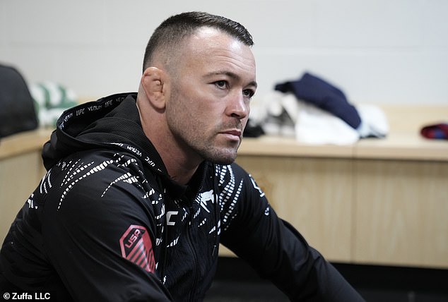 Colby Covington entered his UFC fight against Joaquin Buckley kissing a Trump-inspired chain