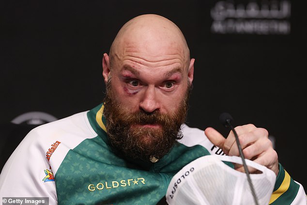 Tyson Fury had a fiery retort for the score from the artificial intelligence-powered judge