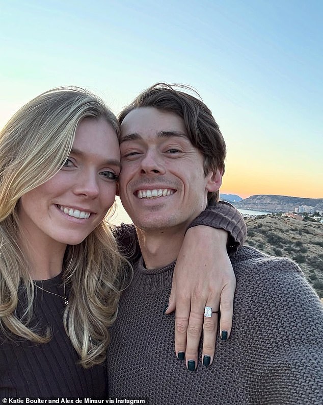 Tennis power couple Alex de Minaur and Katie Boulter celebrate HUGE relationship update as the loved-up pair beam ear-to-ear in latest Instagram snap