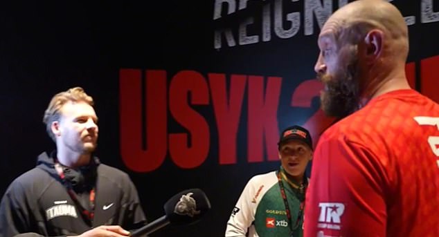 Tyson Fury's angry response to losing to Oleksandr Usyk on points has emerged