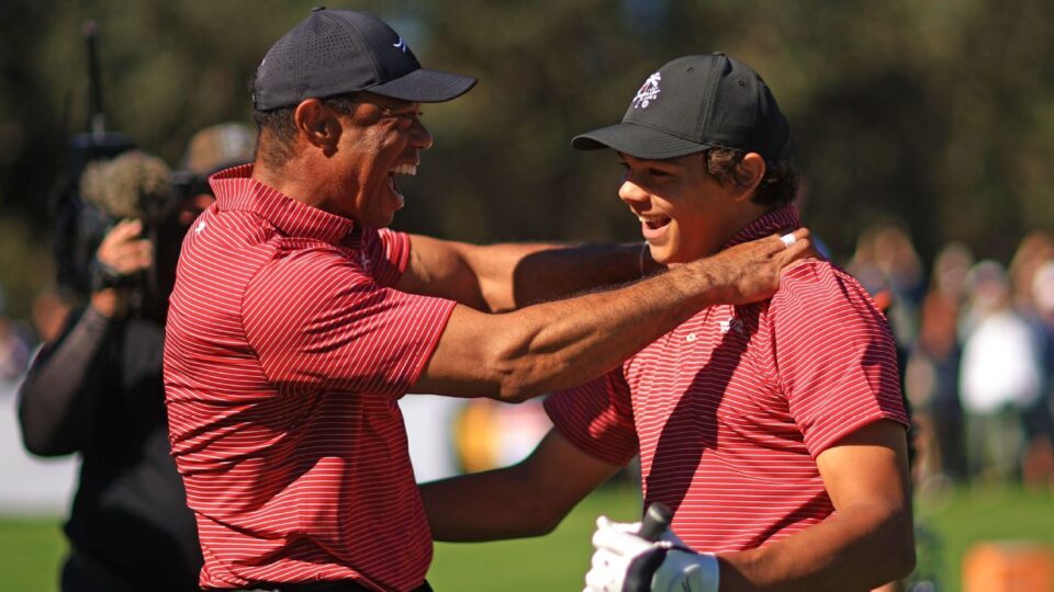 Charlie Woods, Tiger Woods' son, gets hole-in-one at PNC Championship